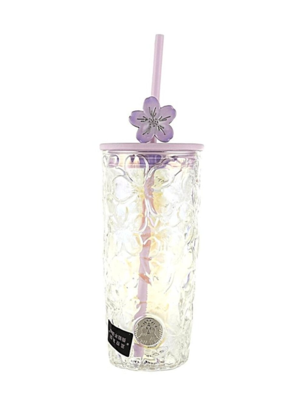 Starbucks 2026 New Just In Twilight Sakura Purple Glass Tumbler 575ml Sealed Box